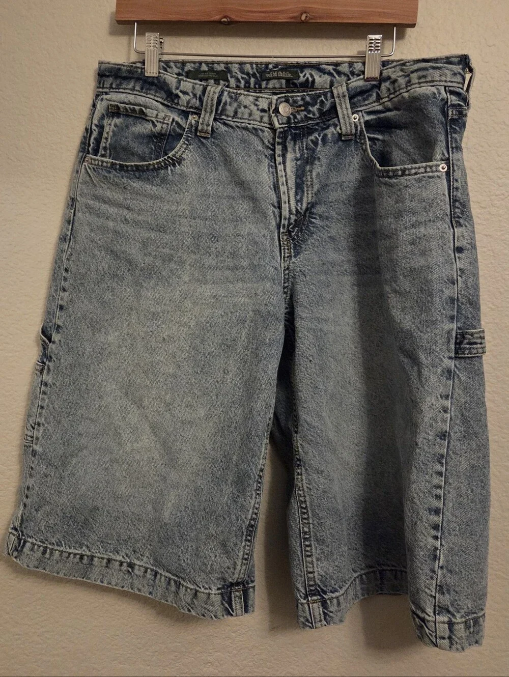 Womens Baggy Jean Shorts